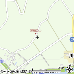 鹿児島県南九州市川辺町野間5256-1周辺の地図