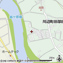 鹿児島県南九州市川辺町田部田184周辺の地図