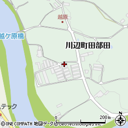 鹿児島県南九州市川辺町田部田186周辺の地図