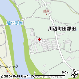 鹿児島県南九州市川辺町田部田185周辺の地図