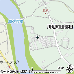 鹿児島県南九州市川辺町田部田185-1周辺の地図
