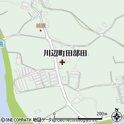 鹿児島県南九州市川辺町田部田244-1周辺の地図