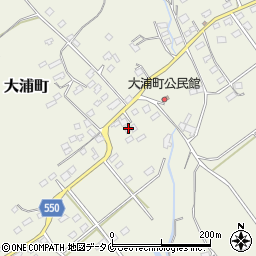 鹿児島県鹿屋市大浦町13283周辺の地図