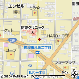 山小屋鹿屋店周辺の地図