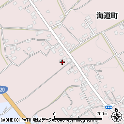 鹿児島県鹿屋市海道町569周辺の地図