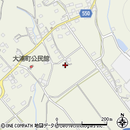 鹿児島県鹿屋市大浦町13341-2周辺の地図