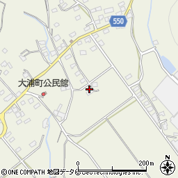 鹿児島県鹿屋市大浦町13341周辺の地図