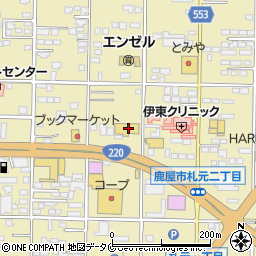 オートバックス鹿屋店周辺の地図