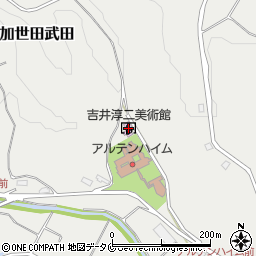 吉井淳二美術館周辺の地図