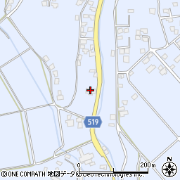 鹿児島県軽井沢室内卓球センター周辺の地図