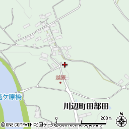 鹿児島県南九州市川辺町田部田297周辺の地図