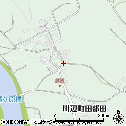 鹿児島県南九州市川辺町田部田622周辺の地図