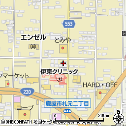 日本乾溜工業株式会社　鹿屋出張所周辺の地図