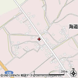 鹿児島県鹿屋市海道町560周辺の地図