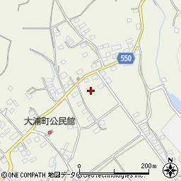 鹿児島県鹿屋市大浦町13312-1周辺の地図