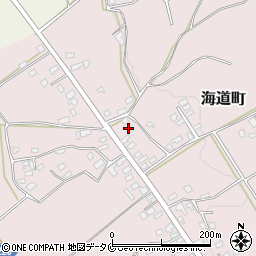 鹿児島県鹿屋市海道町1021周辺の地図