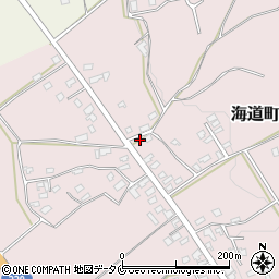 鹿児島県鹿屋市海道町1022周辺の地図