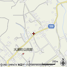 鹿屋大浦簡易郵便局周辺の地図