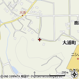 鹿児島県鹿屋市大浦町13988-6周辺の地図