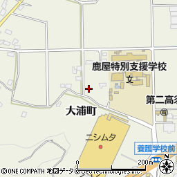 鹿児島県鹿屋市大浦町13992-3周辺の地図