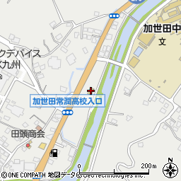 ファミリーマート加世田竹田神社前店周辺の地図
