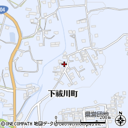 鹿児島県鹿屋市下祓川町1993-2周辺の地図