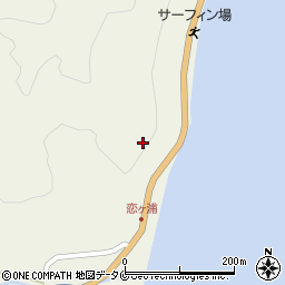 宮崎県串間市大納周辺の地図