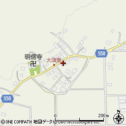 鹿児島県鹿屋市大浦町14071-1周辺の地図