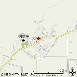 鹿児島県鹿屋市大浦町14195-1周辺の地図