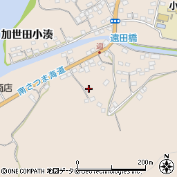 鹿児島県南さつま市加世田小湊9352周辺の地図