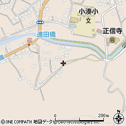 鹿児島県南さつま市加世田小湊9075周辺の地図