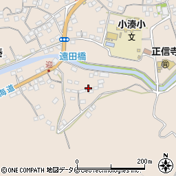 鹿児島県南さつま市加世田小湊9073周辺の地図
