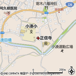 小湊地区公民館周辺の地図