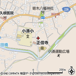 鹿児島県南さつま市加世田小湊8479周辺の地図