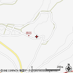 鹿児島県南さつま市金峰町白川2634周辺の地図