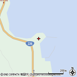 鹿児島県南さつま市笠沙町片浦5378周辺の地図