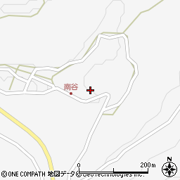 鹿児島県南さつま市金峰町白川2536周辺の地図