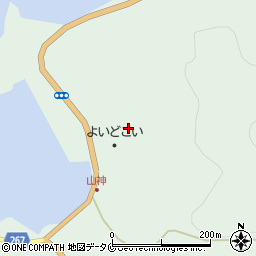 鹿児島県南さつま市笠沙町片浦14895周辺の地図