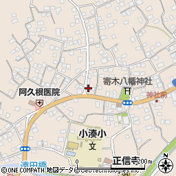 鹿児島県南さつま市加世田小湊8411周辺の地図