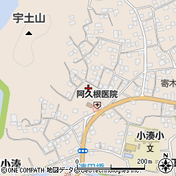 鹿児島県南さつま市加世田小湊8656周辺の地図