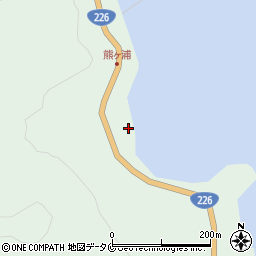 鹿児島県南さつま市笠沙町片浦5665-3周辺の地図