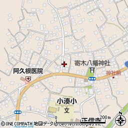 鹿児島県南さつま市加世田小湊8412周辺の地図