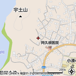鹿児島県南さつま市加世田小湊8327周辺の地図