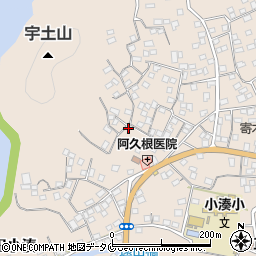 鹿児島県南さつま市加世田小湊8657周辺の地図