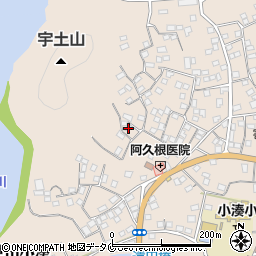 鹿児島県南さつま市加世田小湊8328周辺の地図