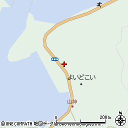 鹿児島県南さつま市笠沙町片浦14856周辺の地図