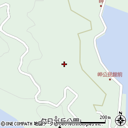 鹿児島県南さつま市笠沙町片浦15451周辺の地図