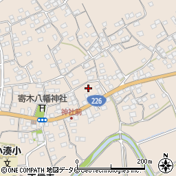 鹿児島県南さつま市加世田小湊8041周辺の地図