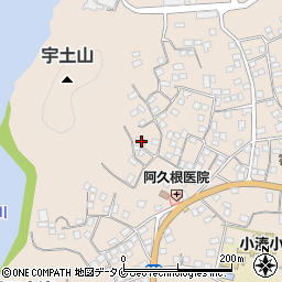 鹿児島県南さつま市加世田小湊8332周辺の地図