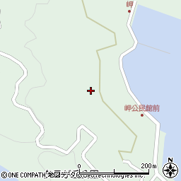 鹿児島県南さつま市笠沙町片浦15546-1周辺の地図